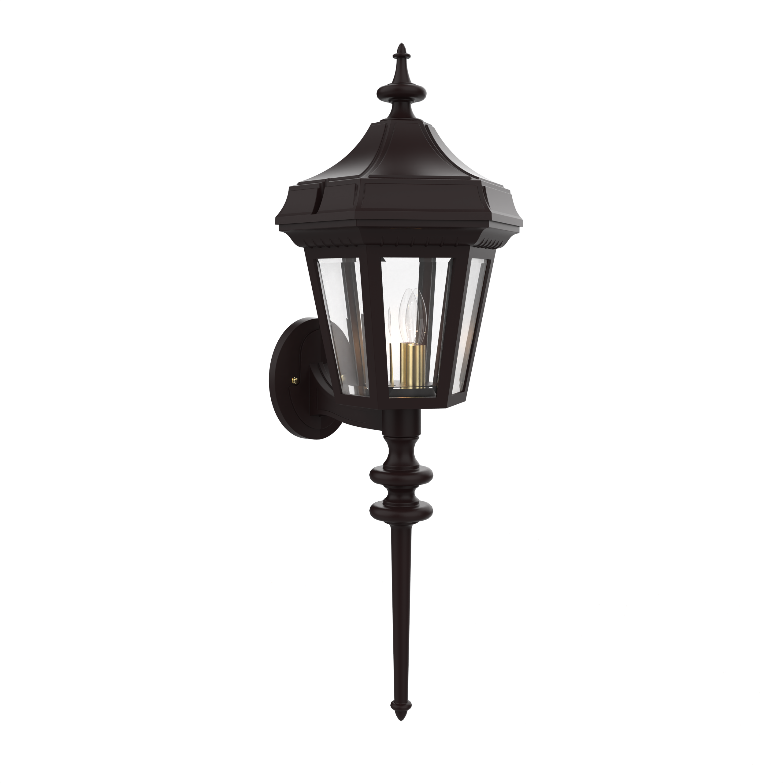 Oxford - Luminaire mural extérieur montage vers le haut avec longue tige format moyen - 24822