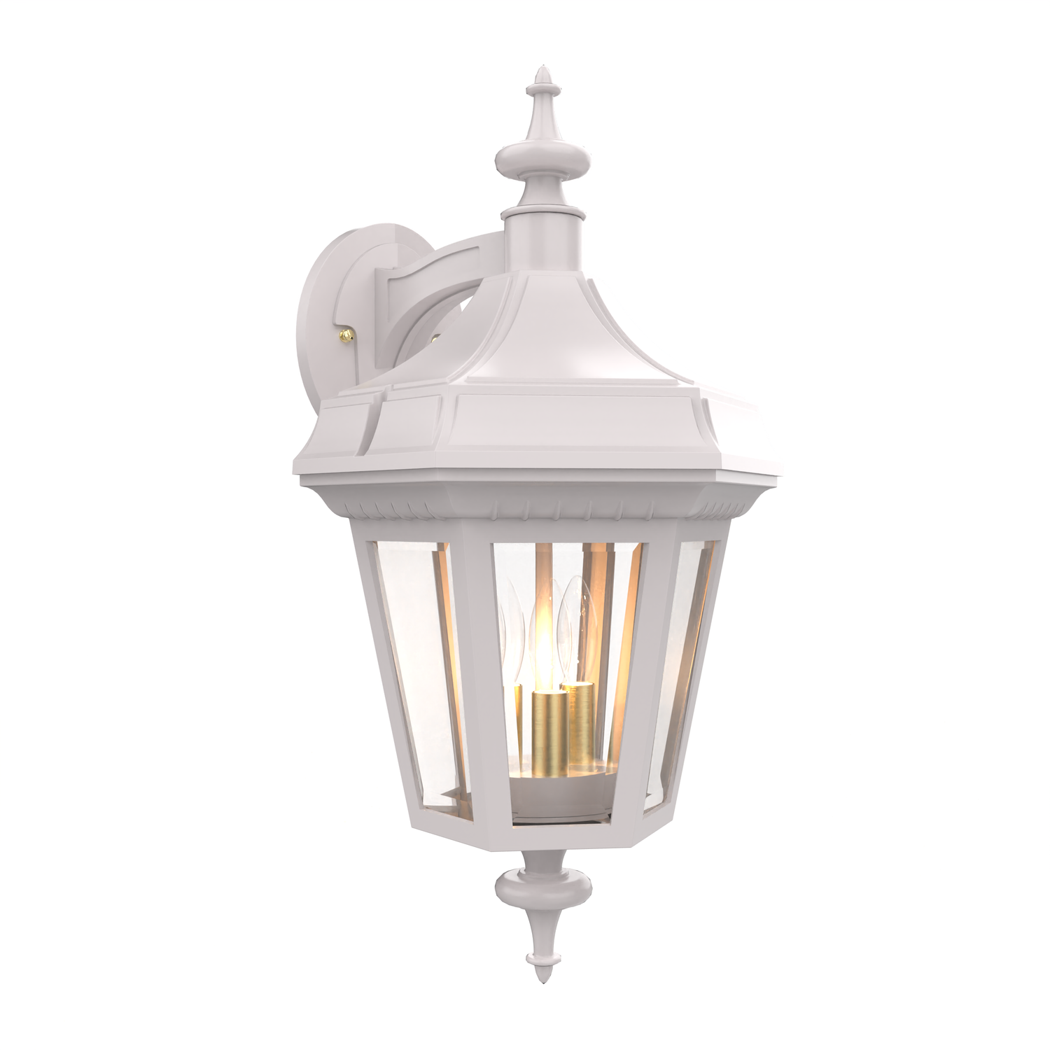 Oxford - Luminaire mural extérieur montage vers le bas fond fermé format moyen - 24825