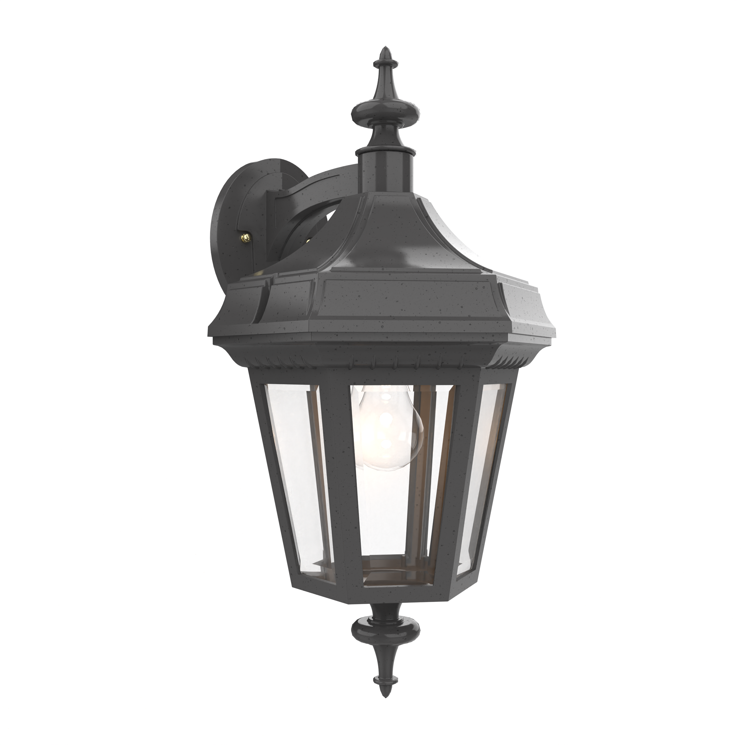 Oxford - Luminaire mural extérieur montage vers le bas fond fermé format moyen - 24825