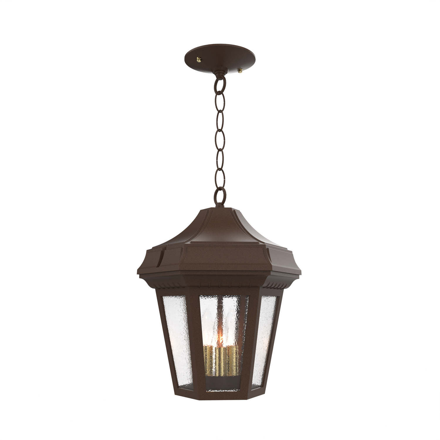 Oxford - Montage au plafond avec chaine fond ouvert format moyen - 24850