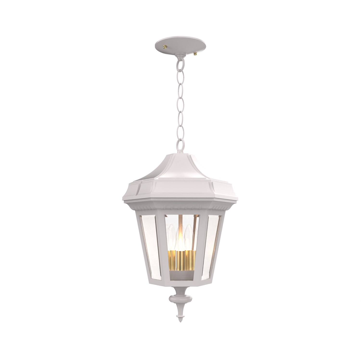 Oxford - Montage au plafond avec chaine fond fermé format moyen - 24855