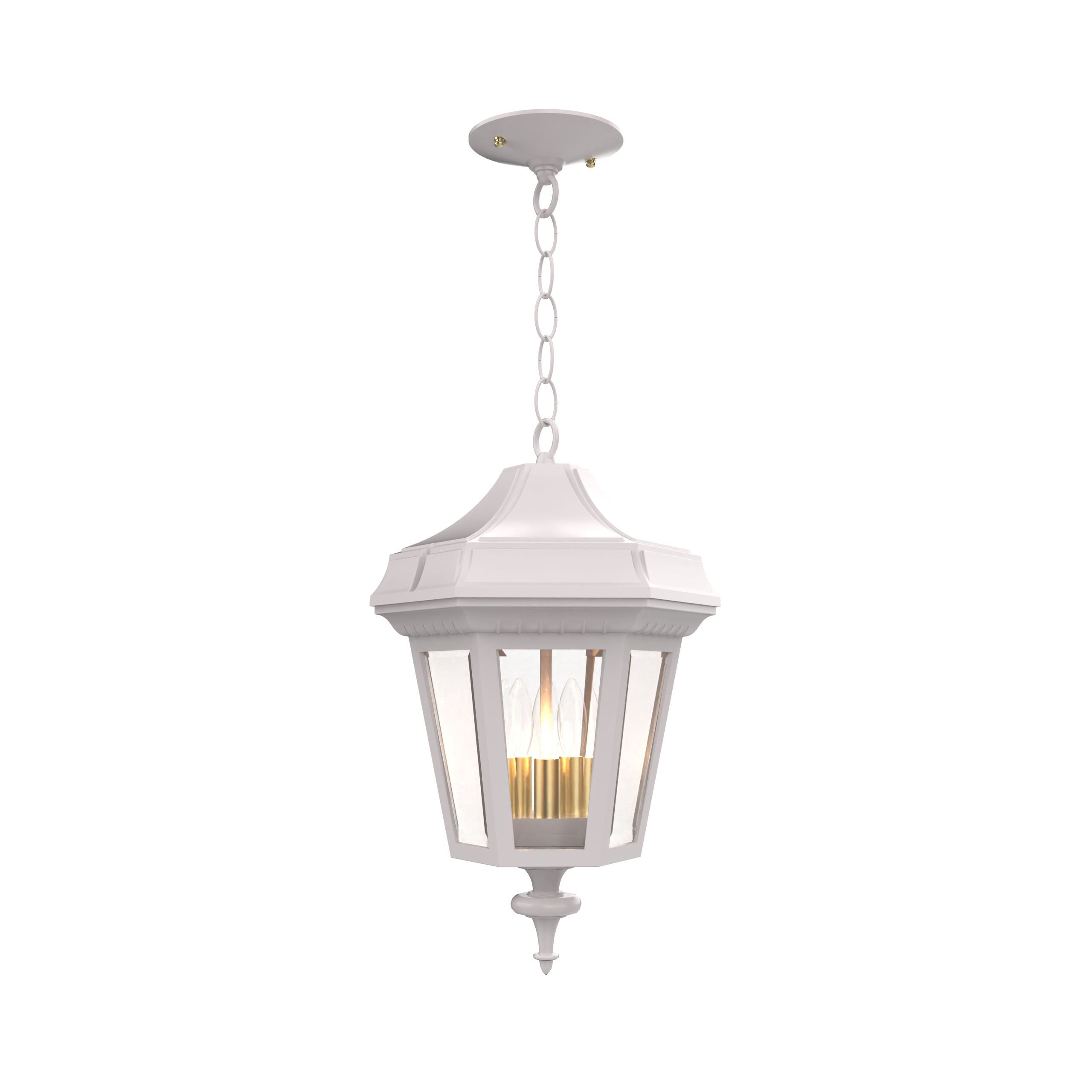 Oxford - Montage au plafond avec chaine fond fermé format moyen - 24855