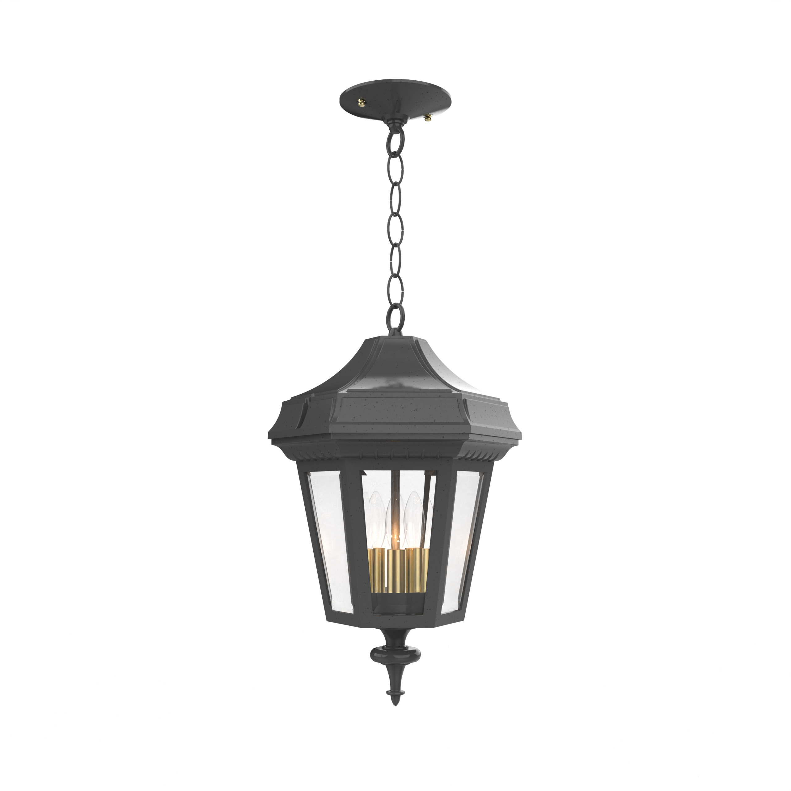 Oxford - Montage au plafond avec chaine fond fermé format moyen - 24855