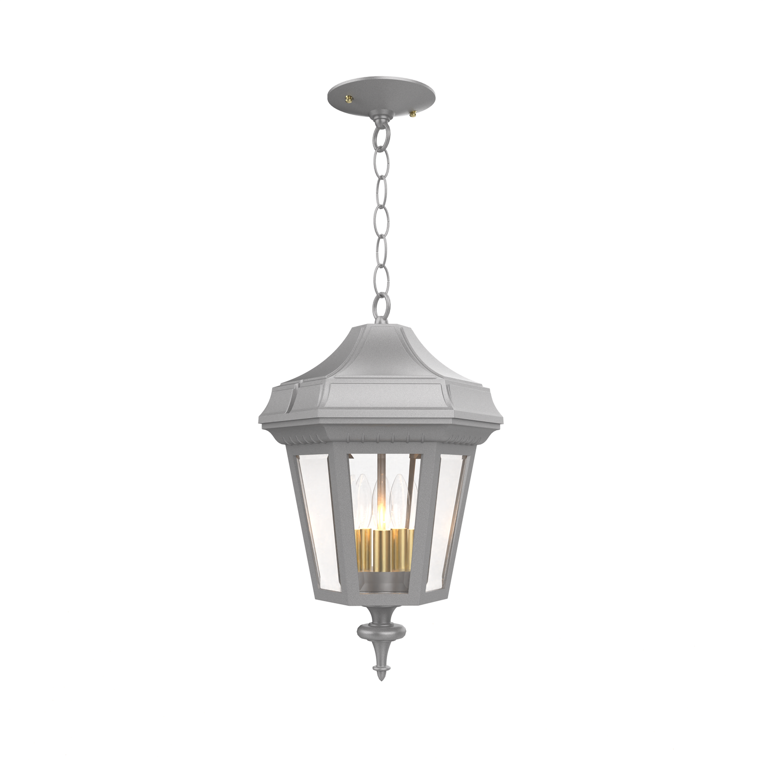 Oxford - Montage au plafond avec chaine fond fermé format moyen - 24855