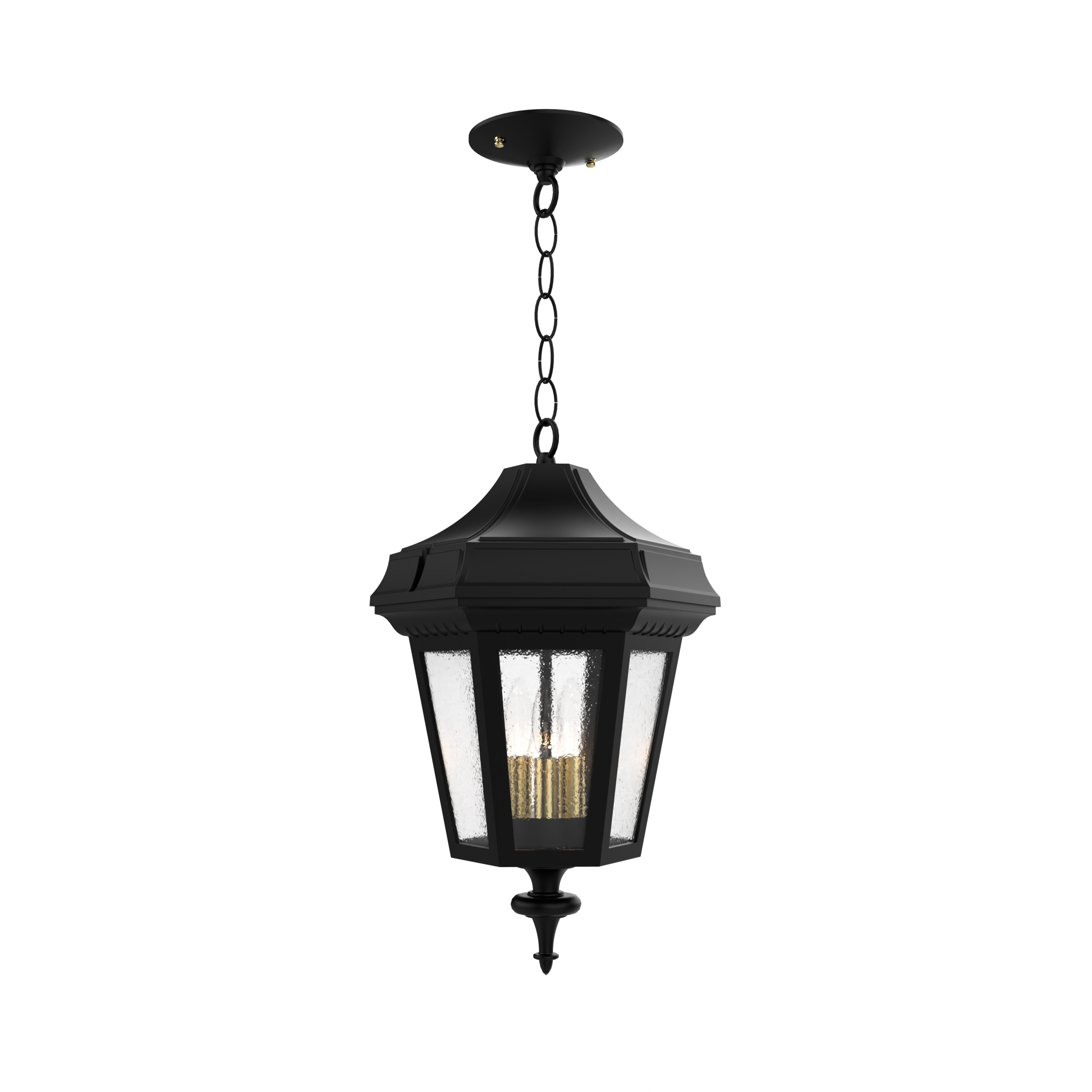 Oxford - Montage au plafond avec chaine fond fermé format moyen - 24855