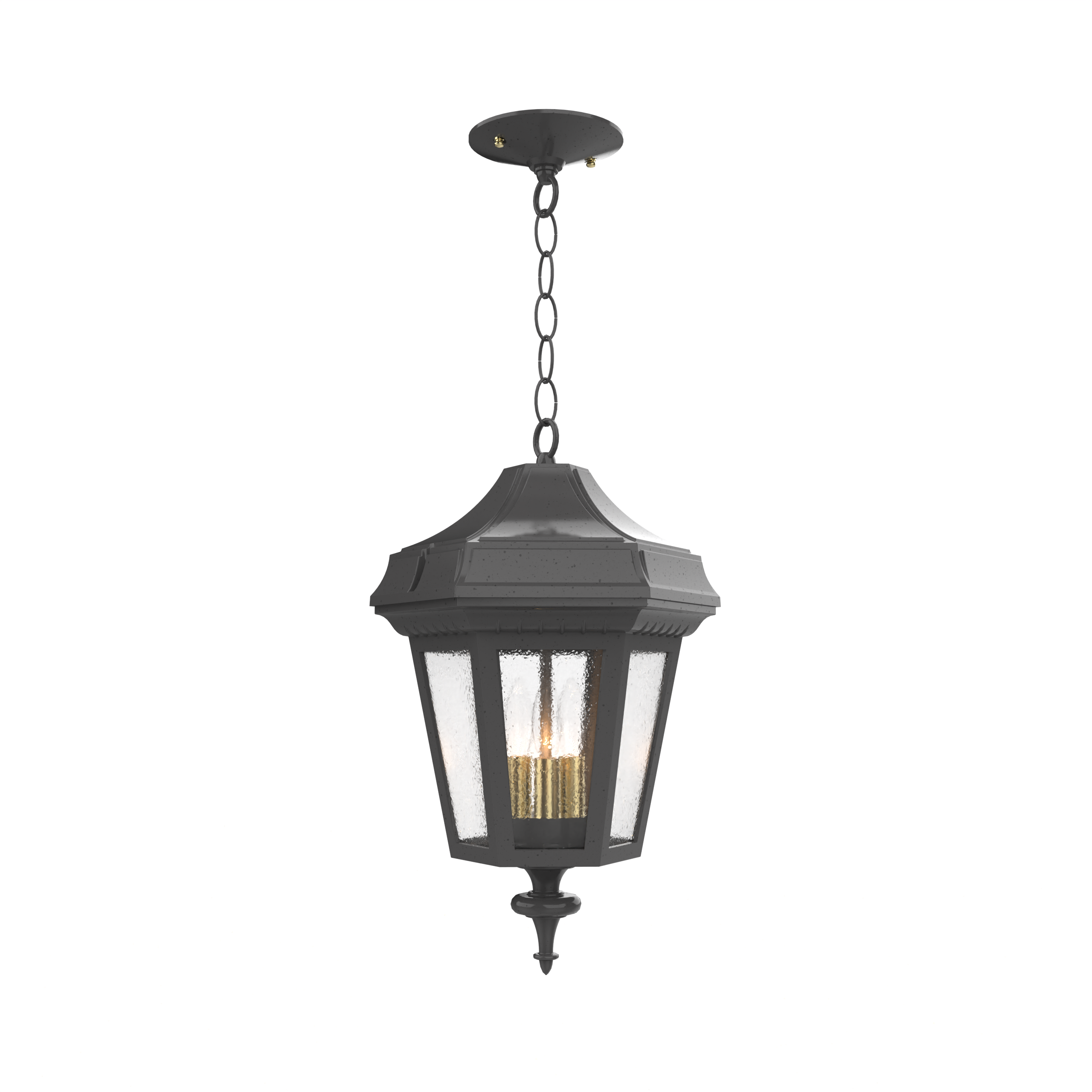 Oxford - Montage au plafond avec chaine fond fermé format moyen - 24855