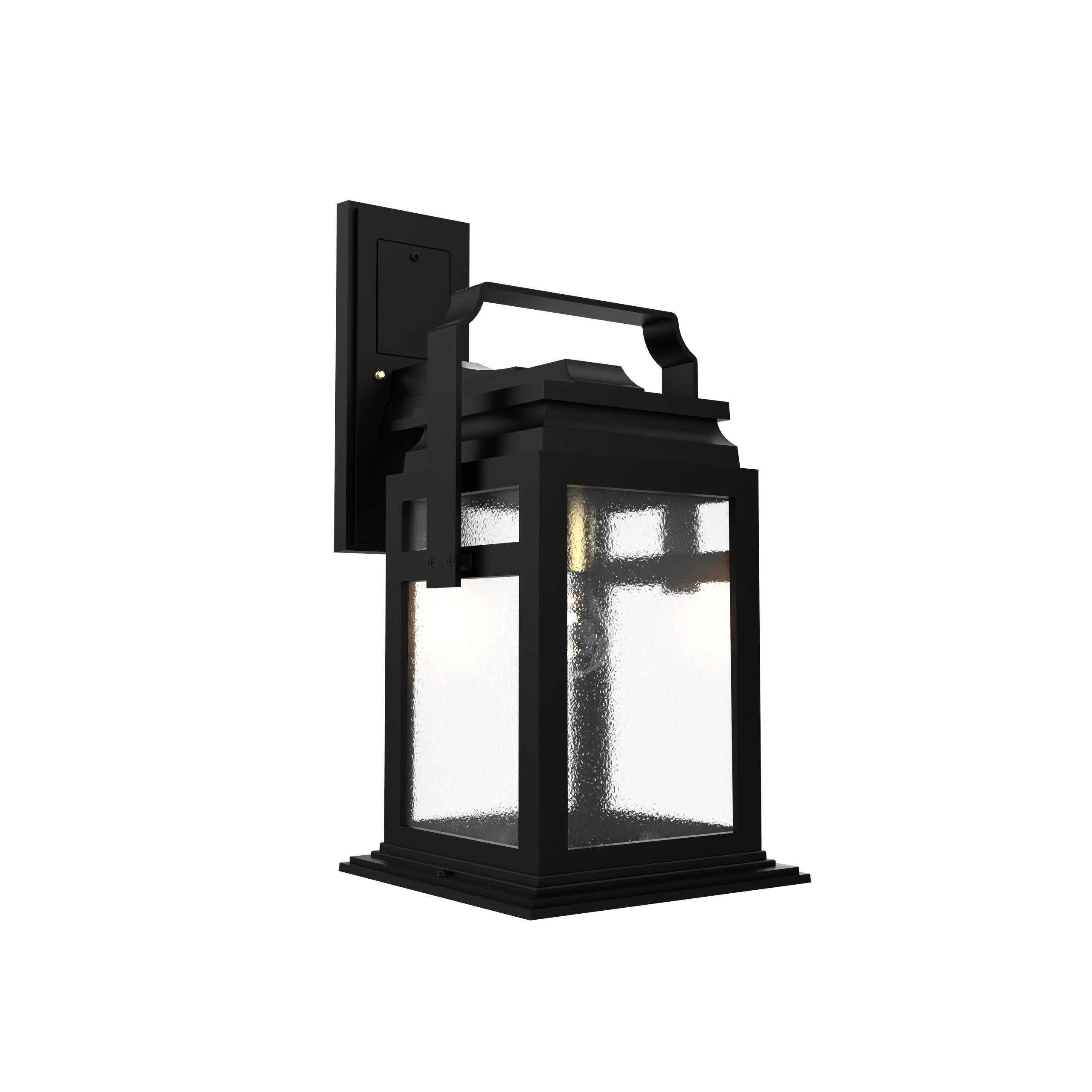 Serie 65e - Luminaire mural extérieur montage vers le bas fond ouvert format moyen - 26501