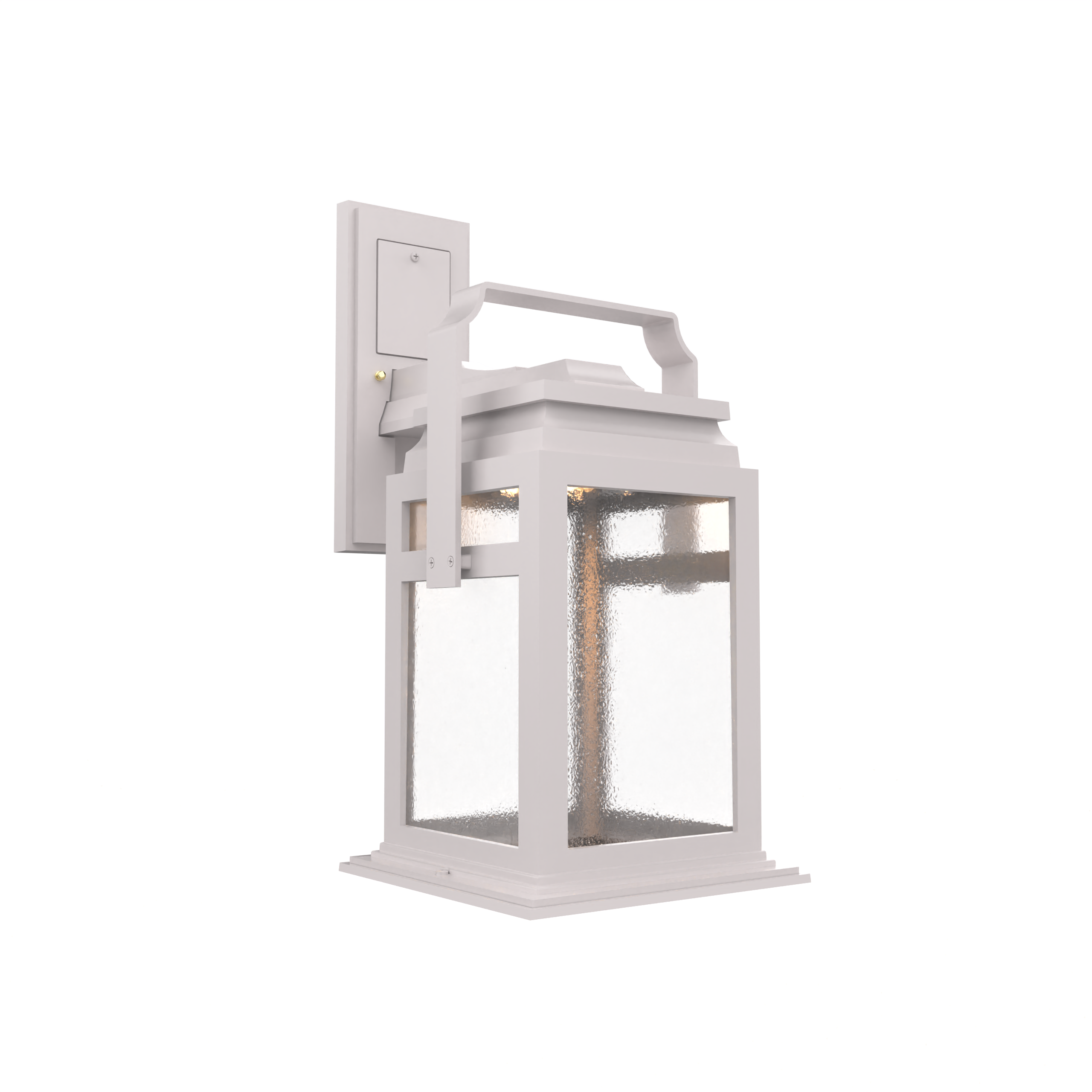 Serie 65e - Luminaire mural extérieur montage vers le bas fond ouvert format moyen - 26501