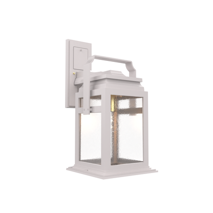 Serie 65e - Luminaire mural extérieur montage vers le bas fond ouvert format moyen - 26501