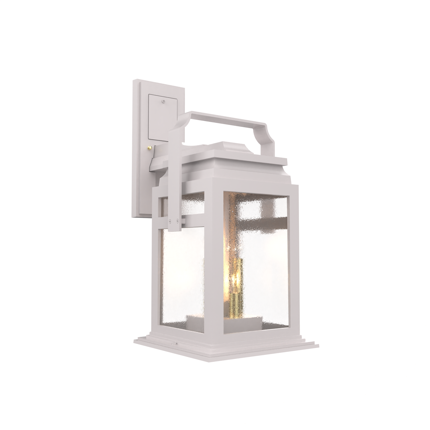 Serie 65e - Luminaire mural extérieur montage vers le bas fond ouvert format moyen - 26501