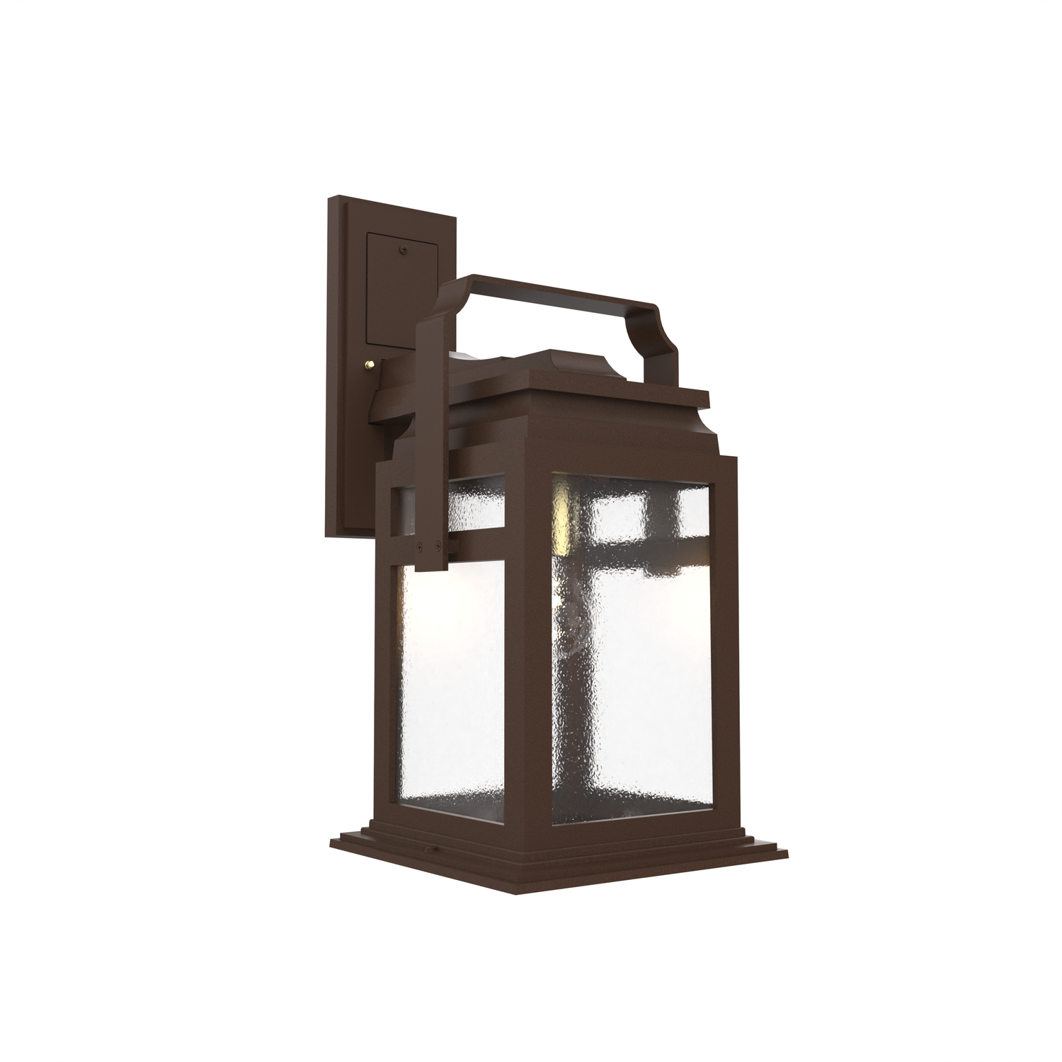 Serie 65e - Luminaire mural extérieur montage vers le bas fond ouvert format moyen - 26501