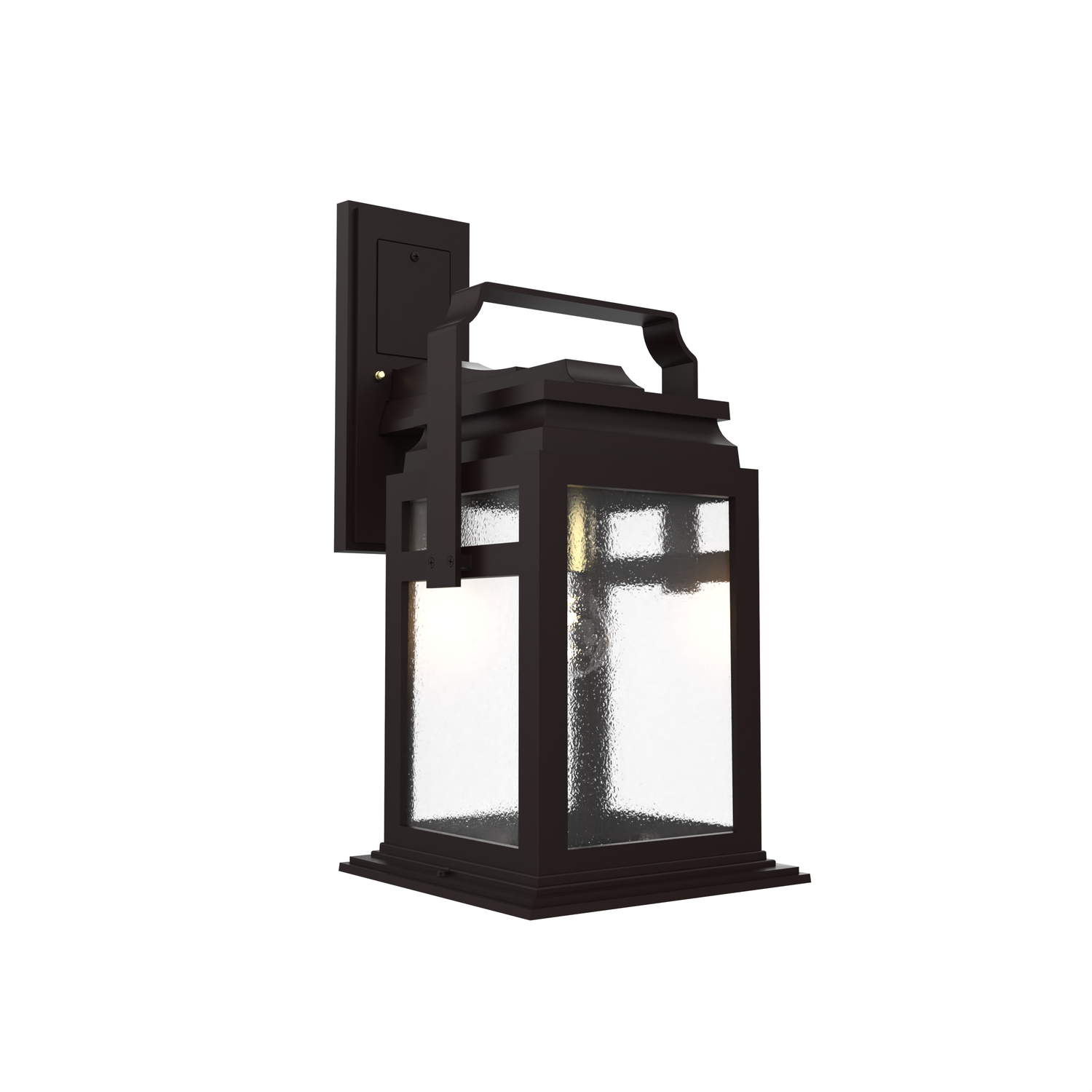 Serie 65e - Luminaire mural extérieur montage vers le bas fond ouvert format moyen - 26501