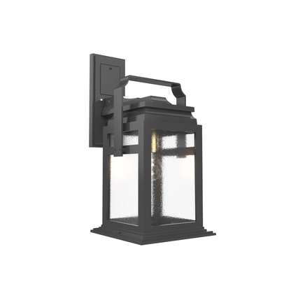 Serie 65e - Luminaire mural extérieur montage vers le bas fond ouvert format moyen - 26501