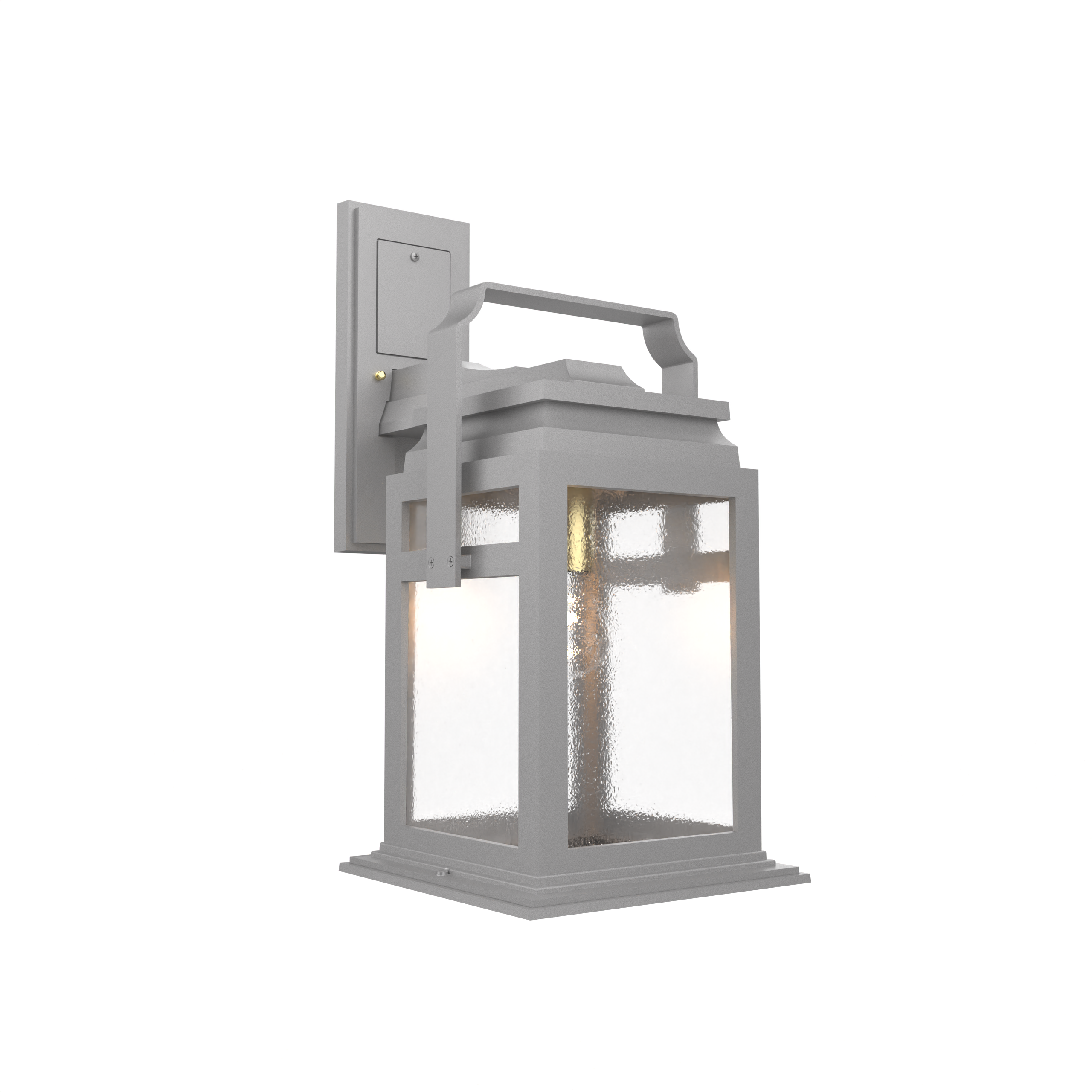 Serie 65e - Luminaire mural extérieur montage vers le bas fond ouvert format moyen - 26501