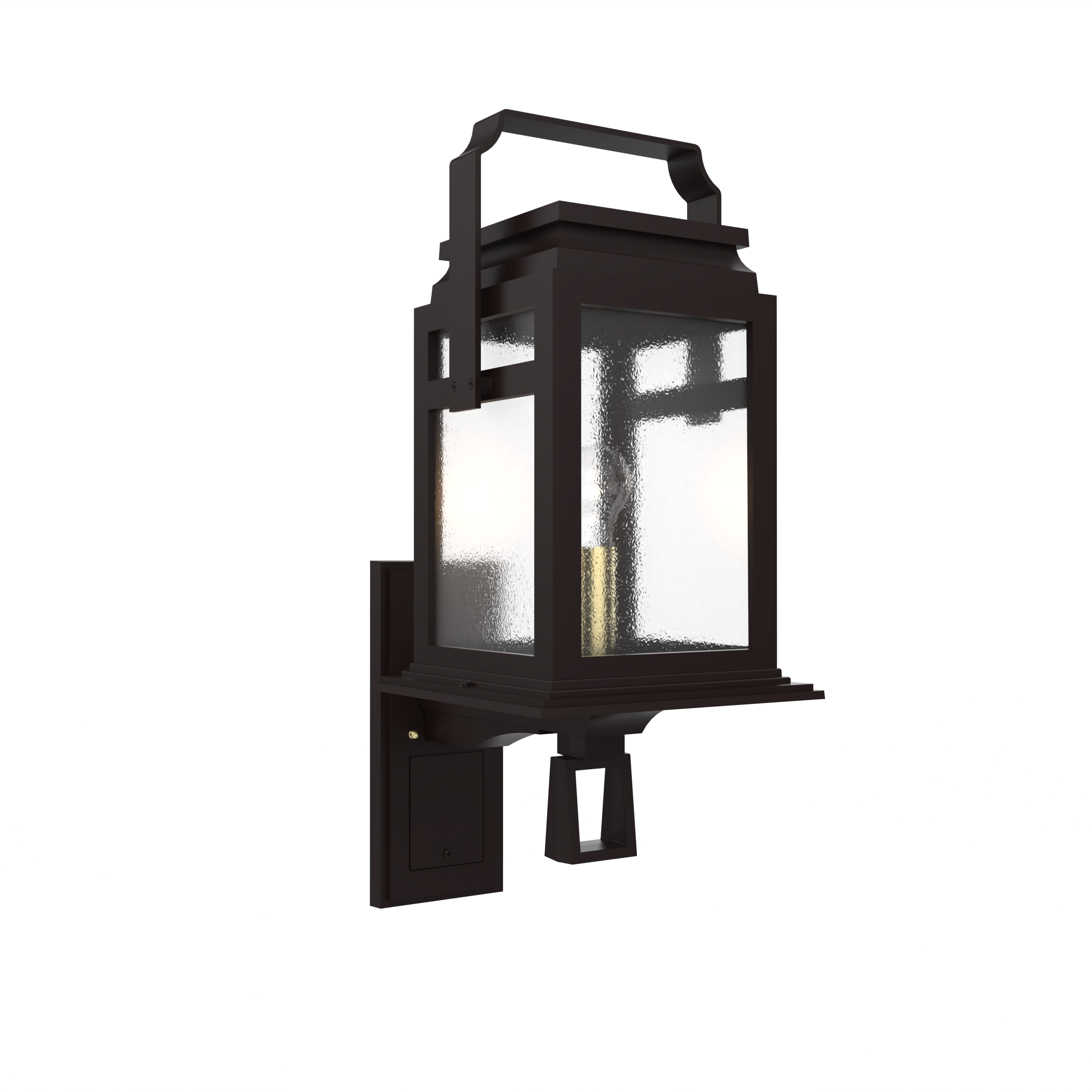 Serie 65e - Luminaire mural extérieur montage vers le haut format moyen - 26502