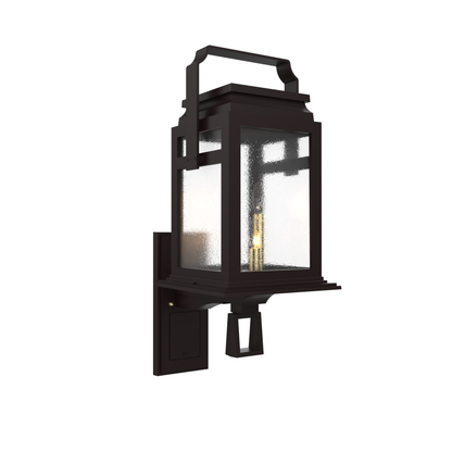 Serie 65e - Luminaire mural extérieur montage vers le haut format moyen - 26502