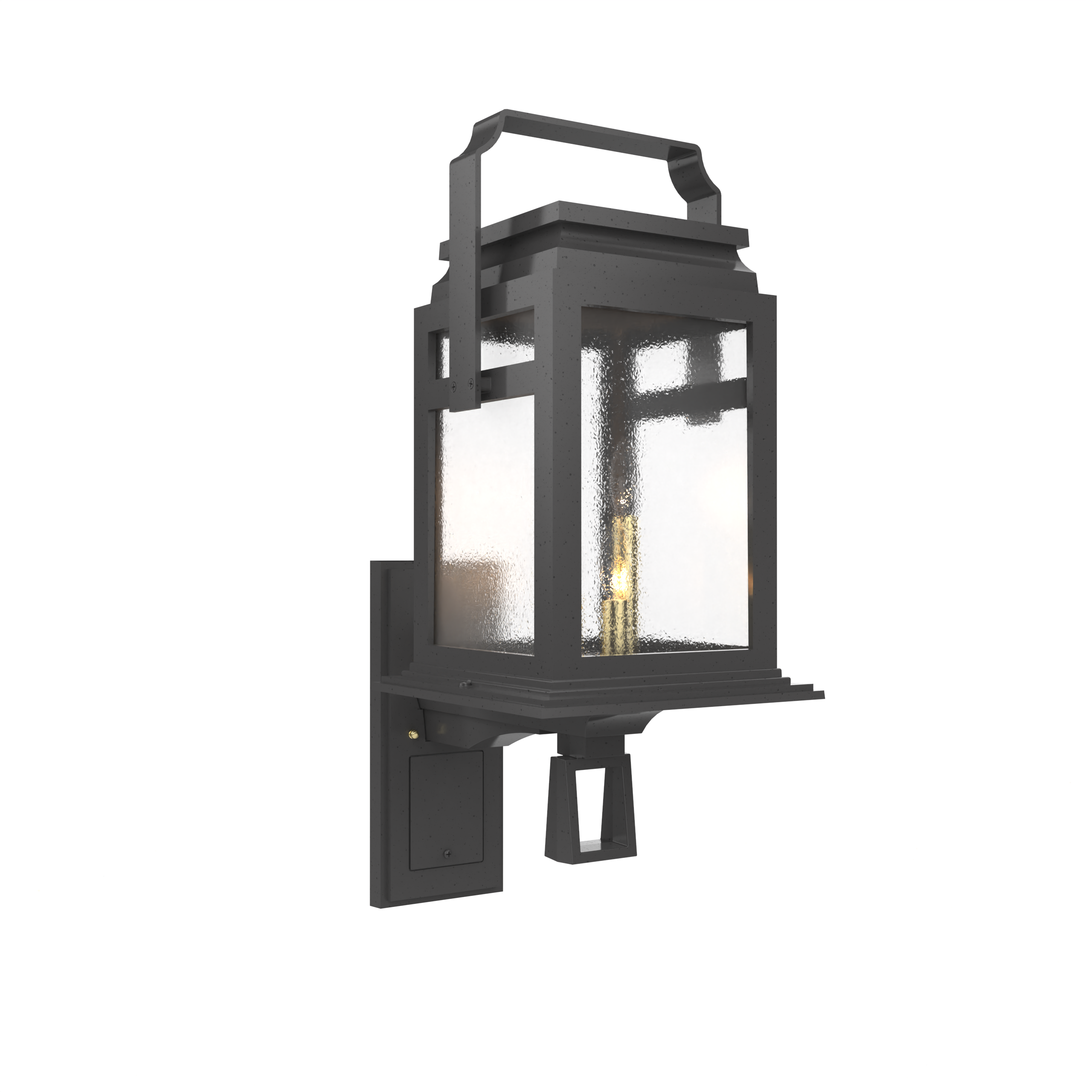 Serie 65e - Luminaire mural extérieur montage vers le haut format moyen - 26502