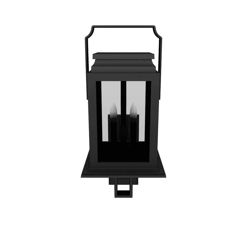 Serie 65e - Luminaire mural extérieur montage vers le haut format moyen - 26502