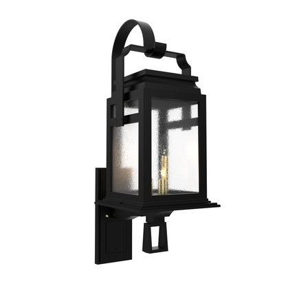 Serie 65e - Luminaire mural extérieur montage vers le haut avec anse format moyen - 26504