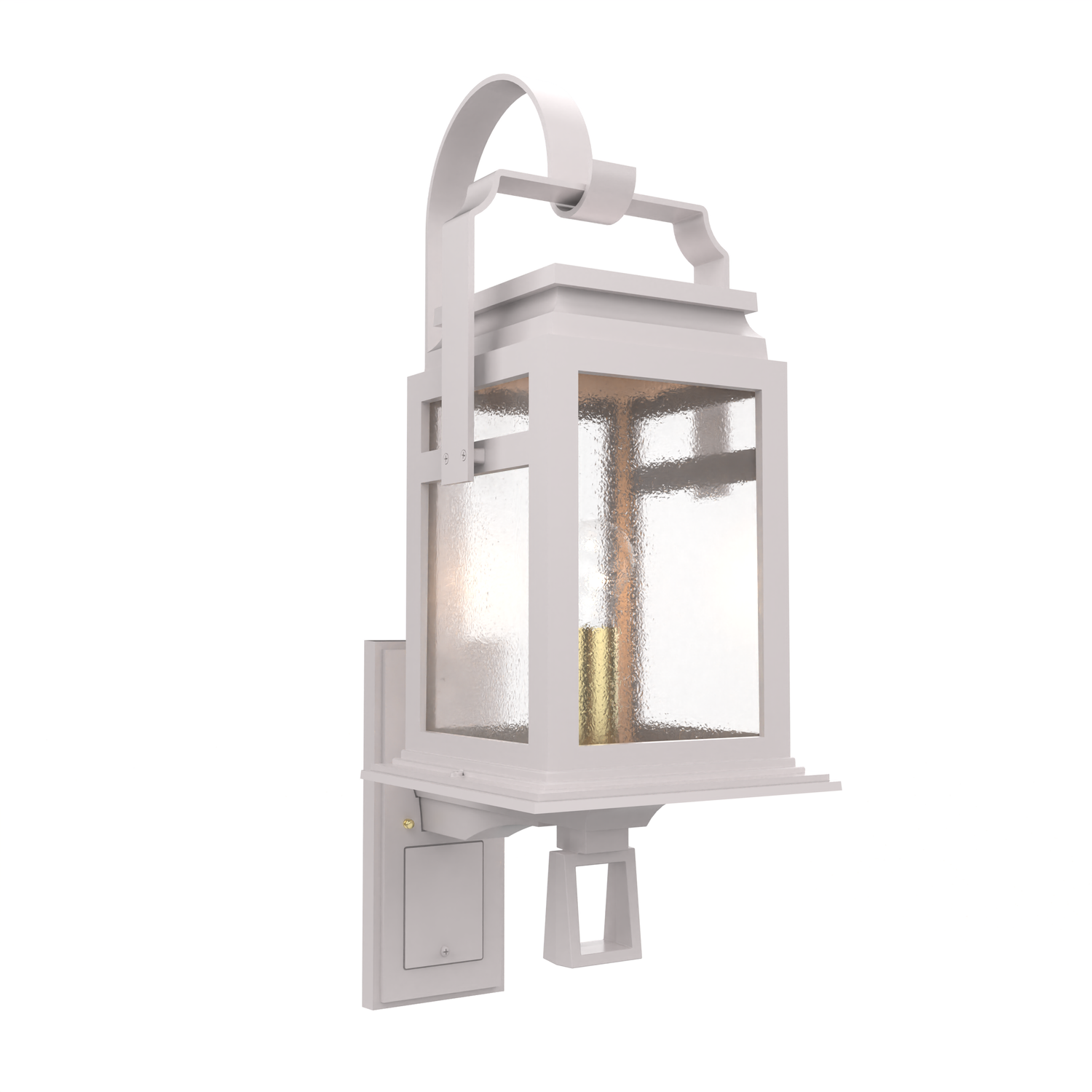 Serie 65e - Luminaire mural extérieur montage vers le haut avec anse format moyen - 26504