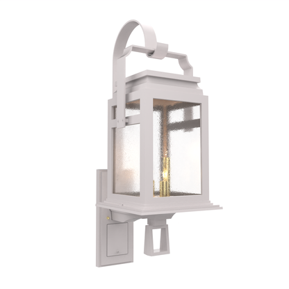 Serie 65e - Luminaire mural extérieur montage vers le haut avec anse format moyen - 26504