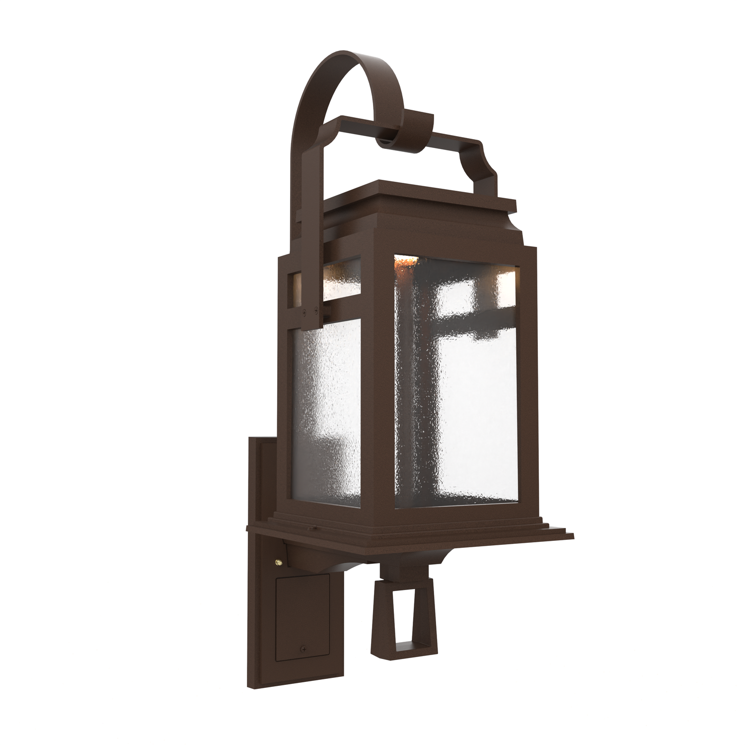 Serie 65e - Luminaire mural extérieur montage vers le haut avec anse format moyen - 26504