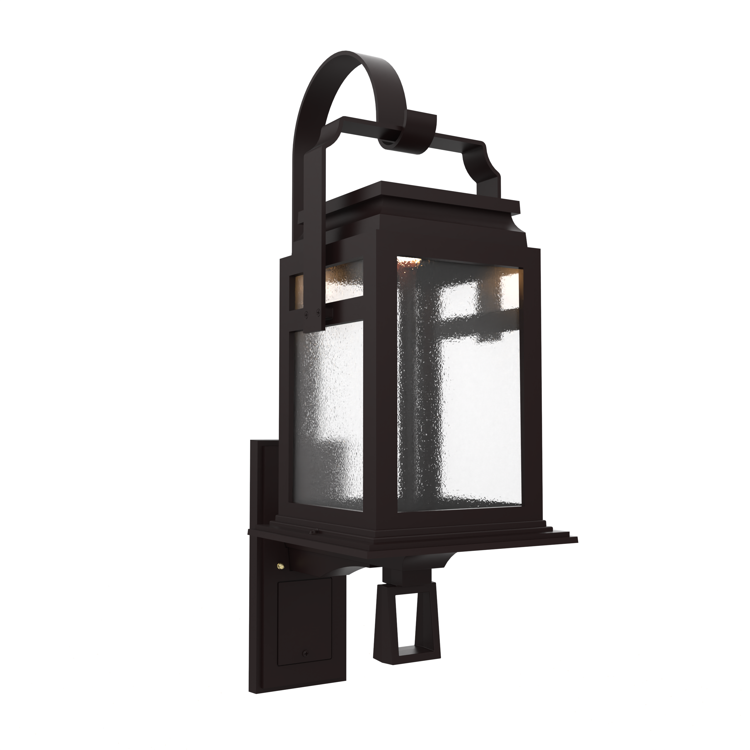 Serie 65e - Luminaire mural extérieur montage vers le haut avec anse format moyen - 26504