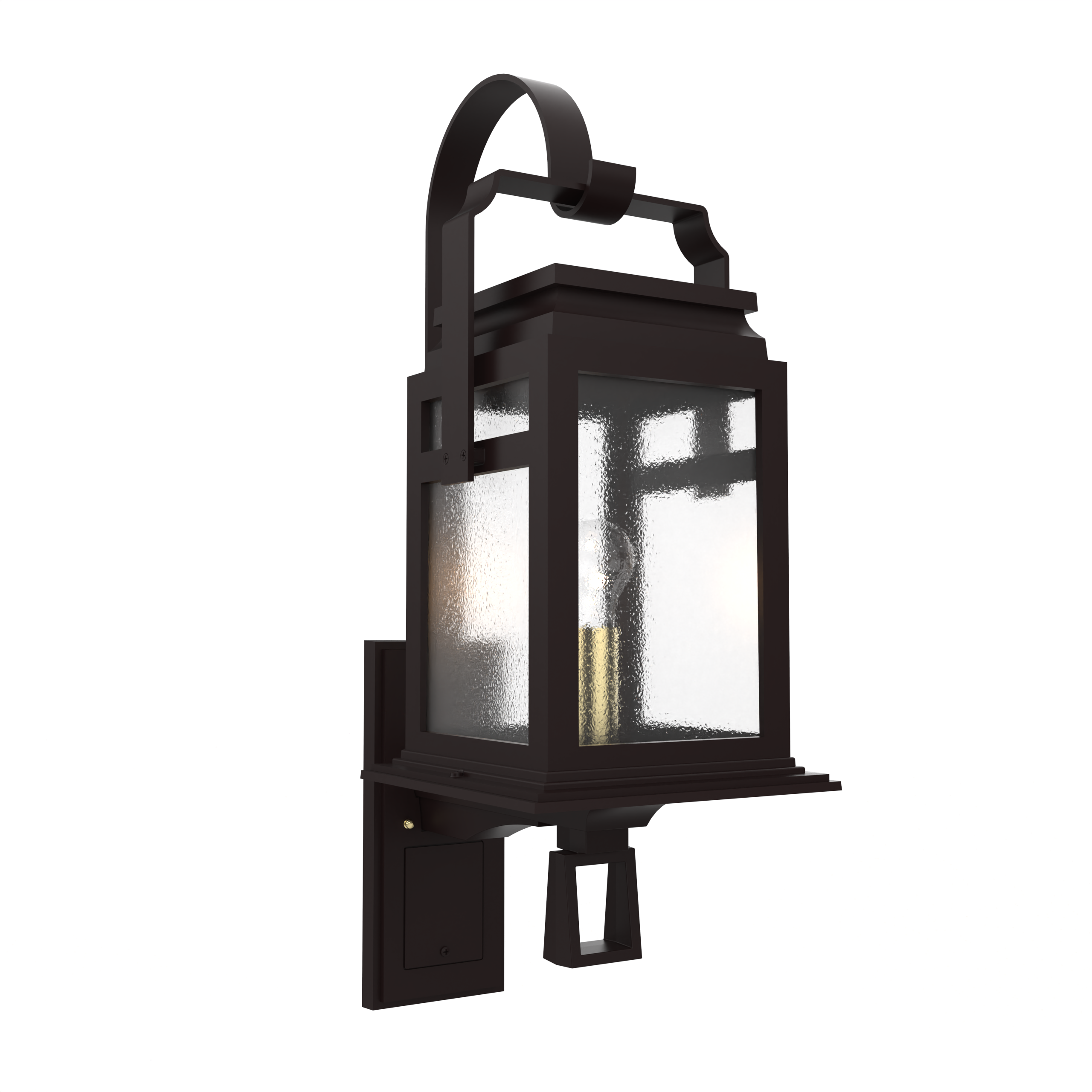 Serie 65e - Luminaire mural extérieur montage vers le haut avec anse format moyen - 26504