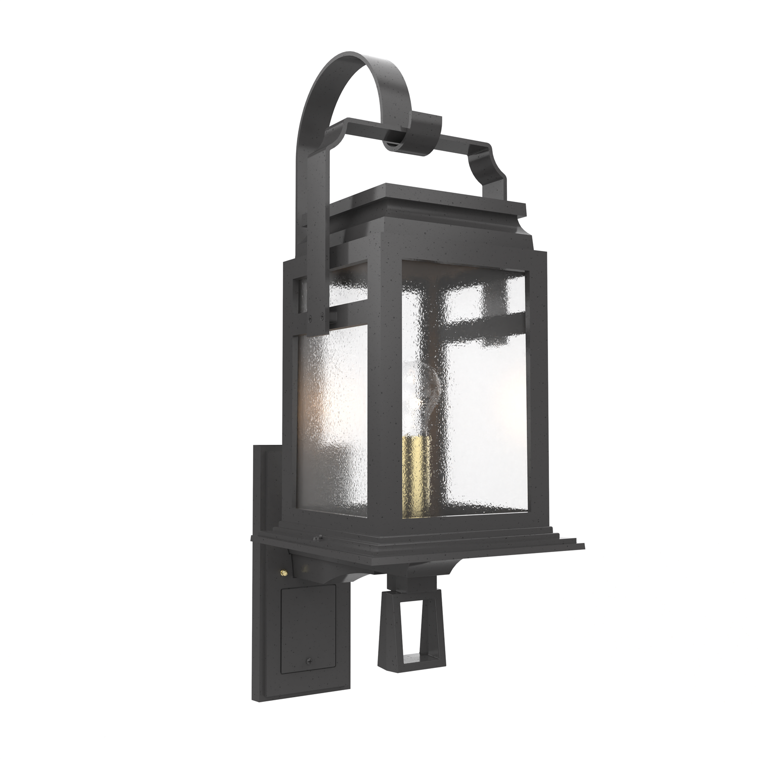 Serie 65e - Luminaire mural extérieur montage vers le haut avec anse format moyen - 26504