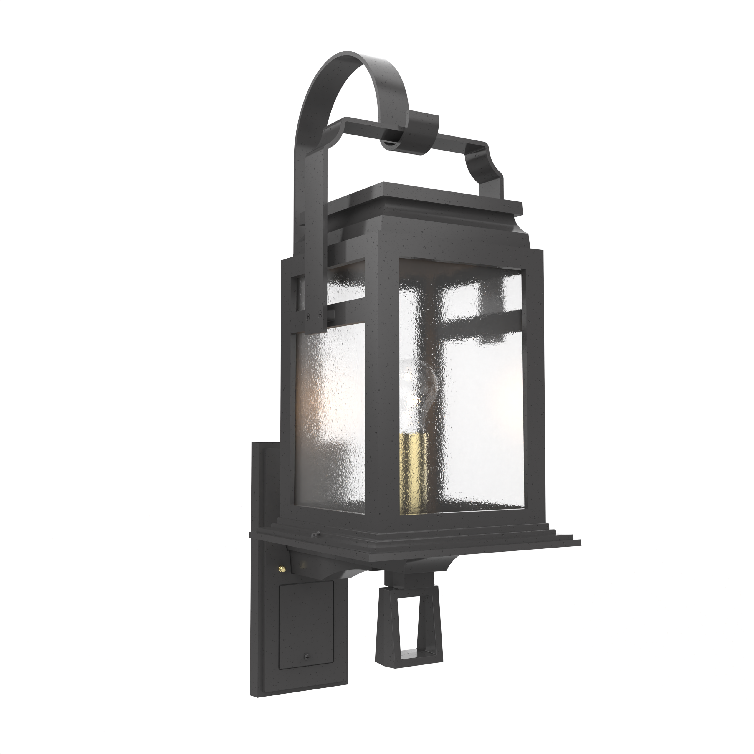 Serie 65e - Luminaire mural extérieur montage vers le haut avec anse format moyen - 26504