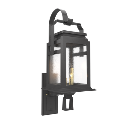 Serie 65e - Luminaire mural extérieur montage vers le haut avec anse format moyen - 26504