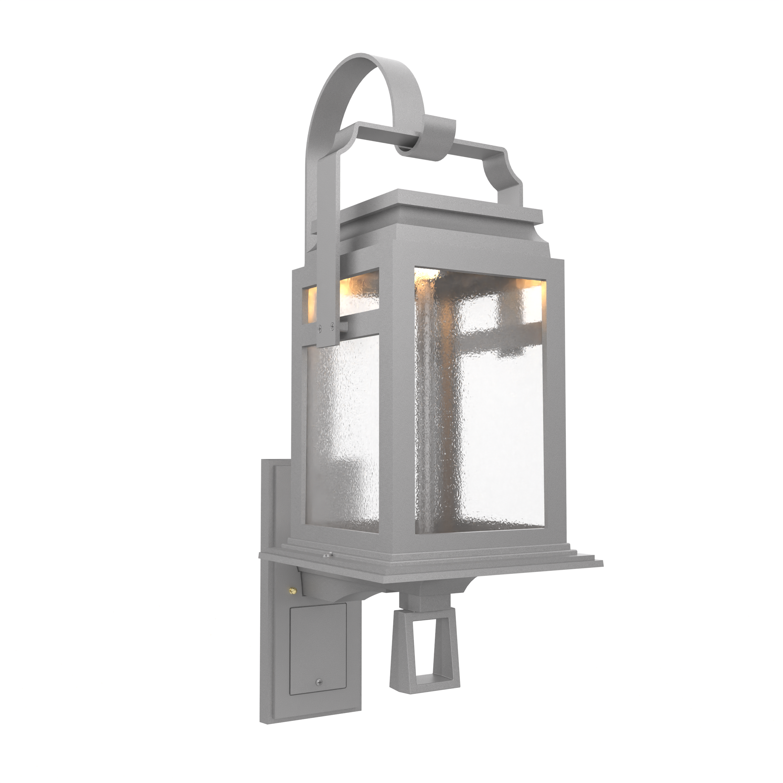 Serie 65e - Luminaire mural extérieur montage vers le haut avec anse format moyen - 26504