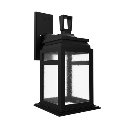 Serie 65e - Luminaire mural extérieur montage vers le bas fond ouvert format moyen - 26601