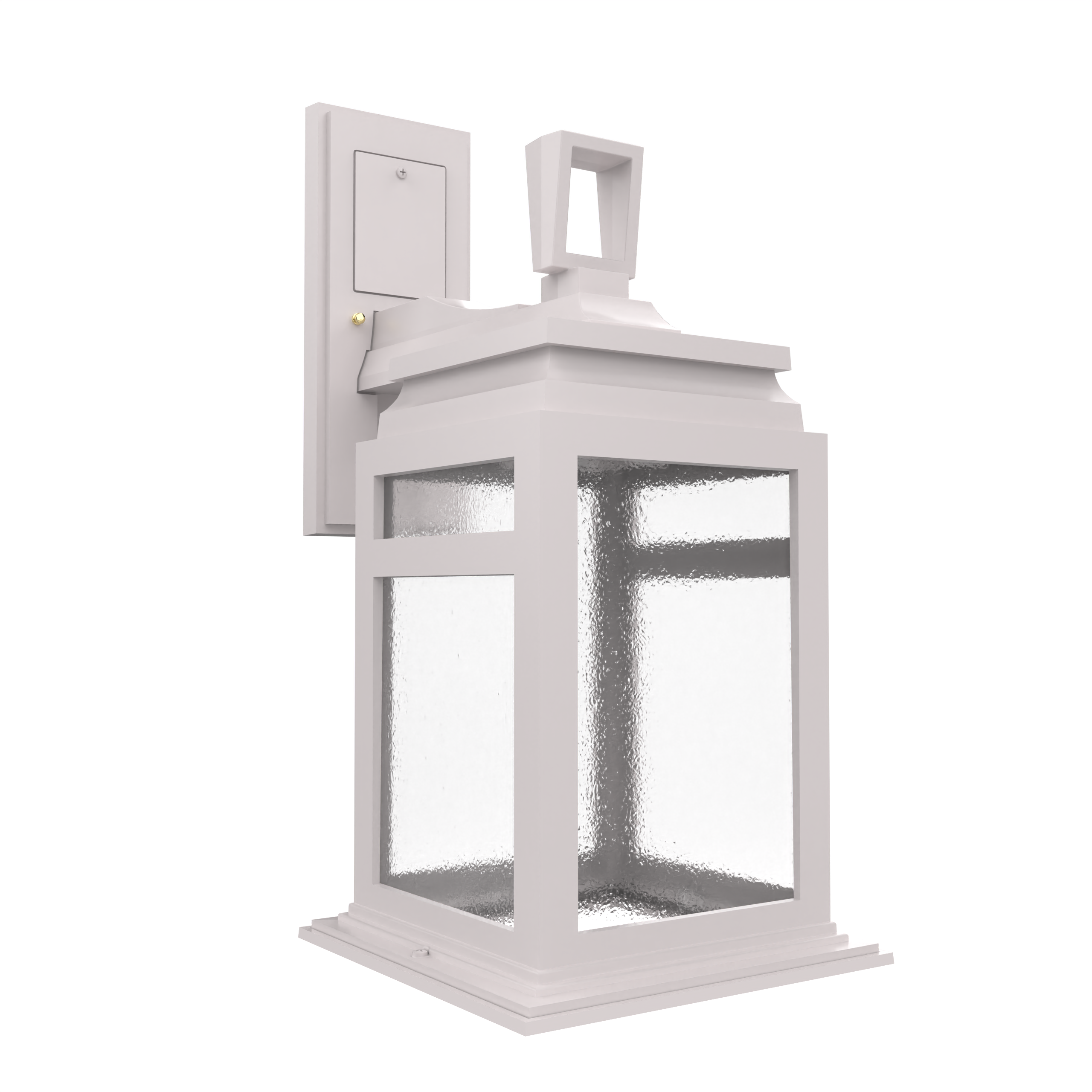 Serie 65e - Luminaire mural extérieur montage vers le bas fond ouvert format moyen - 26601