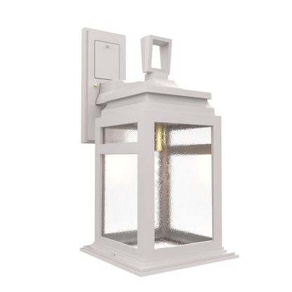 Serie 65e - Luminaire mural extérieur montage vers le bas fond ouvert format moyen - 26601