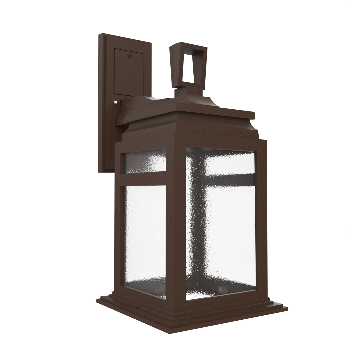 Serie 65e - Luminaire mural extérieur montage vers le bas fond ouvert format moyen - 26601