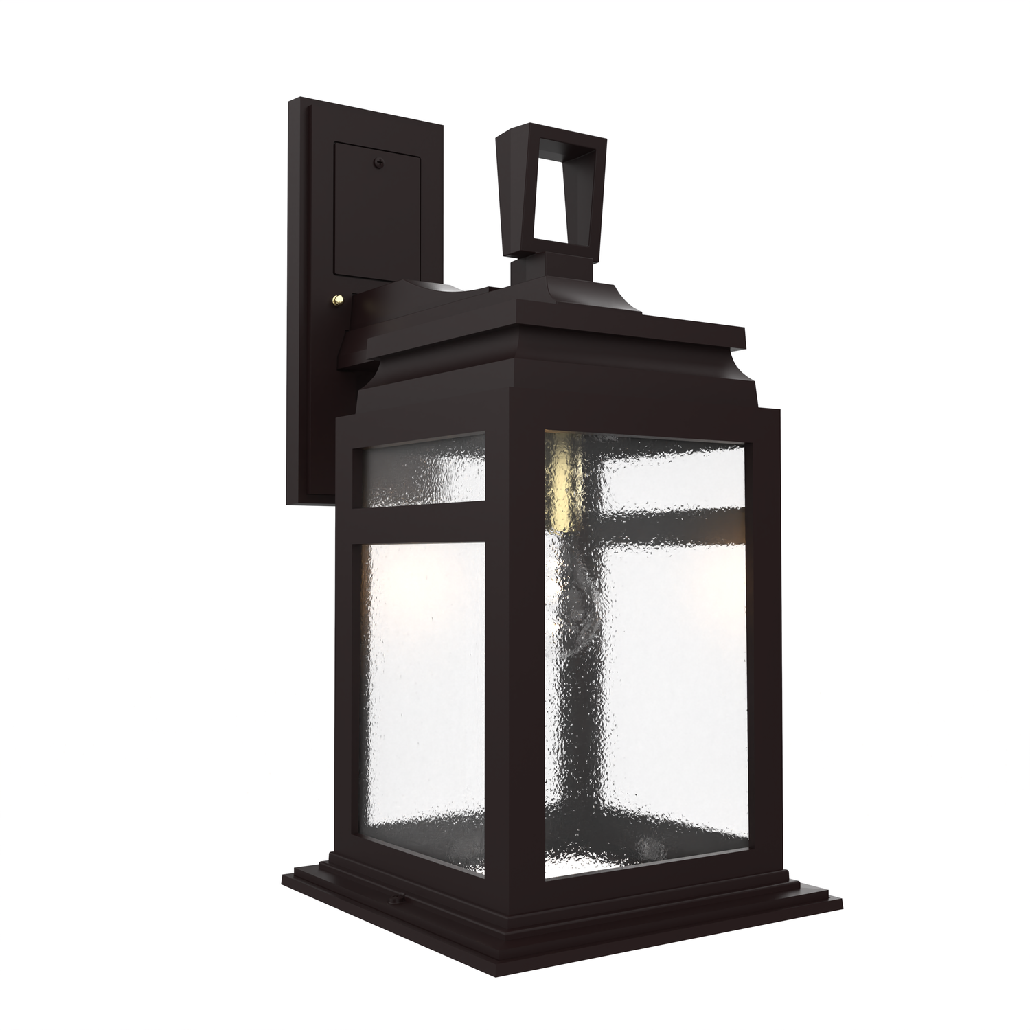 Serie 65e - Luminaire mural extérieur montage vers le bas fond ouvert format moyen - 26601