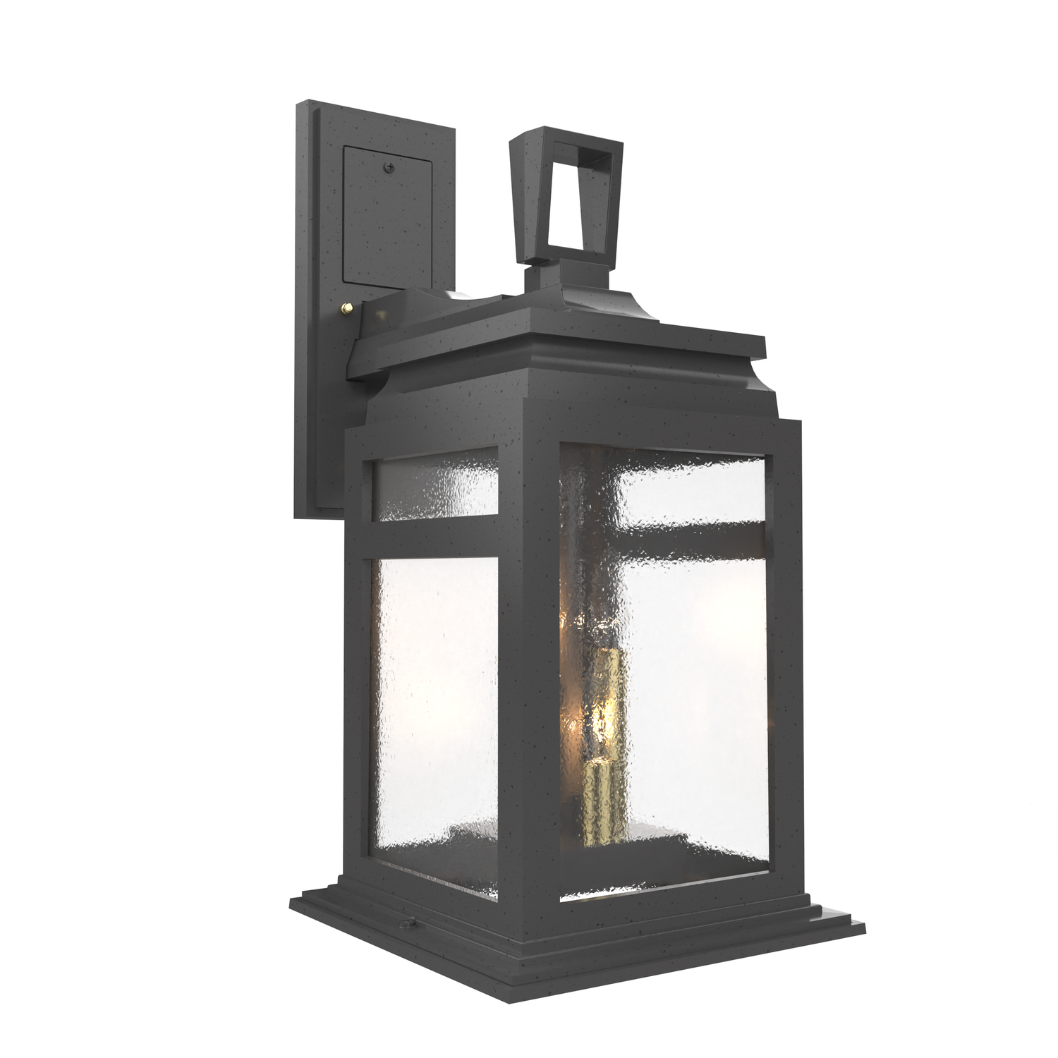 Serie 65e - Luminaire mural extérieur montage vers le bas fond ouvert format moyen - 26601