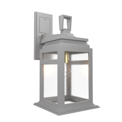 Serie 65e - Luminaire mural extérieur montage vers le bas fond ouvert format moyen - 26601