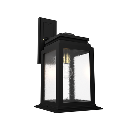 Serie 65e - Luminaire mural extérieur montage vers le bas fond ouvert format moyen - 26701