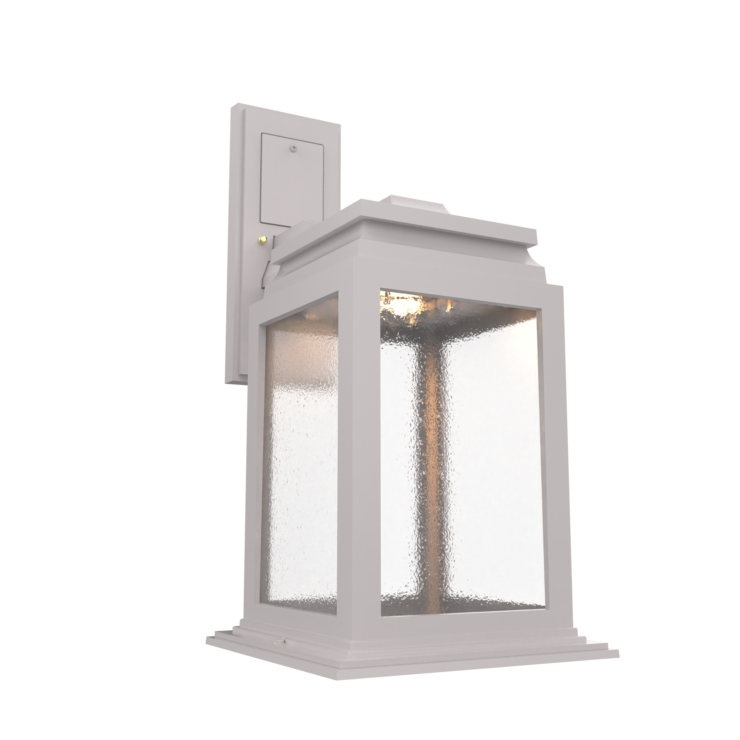 Serie 65e - Luminaire mural extérieur montage vers le bas fond ouvert format moyen - 26701