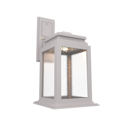 Serie 65e - Luminaire mural extérieur montage vers le bas fond ouvert format moyen - 26701