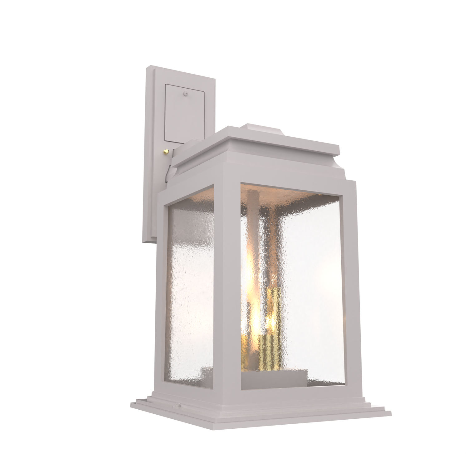 Serie 65e - Luminaire mural extérieur montage vers le bas fond ouvert format moyen - 26701