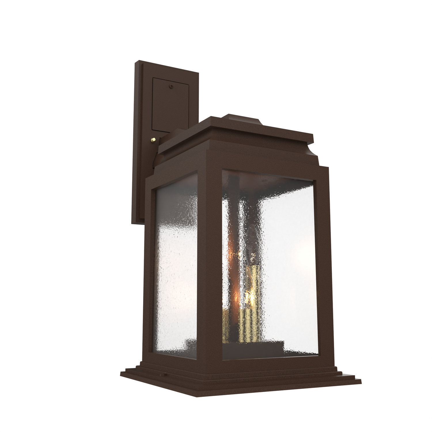 Serie 65e - Luminaire mural extérieur montage vers le bas fond ouvert format moyen - 26701