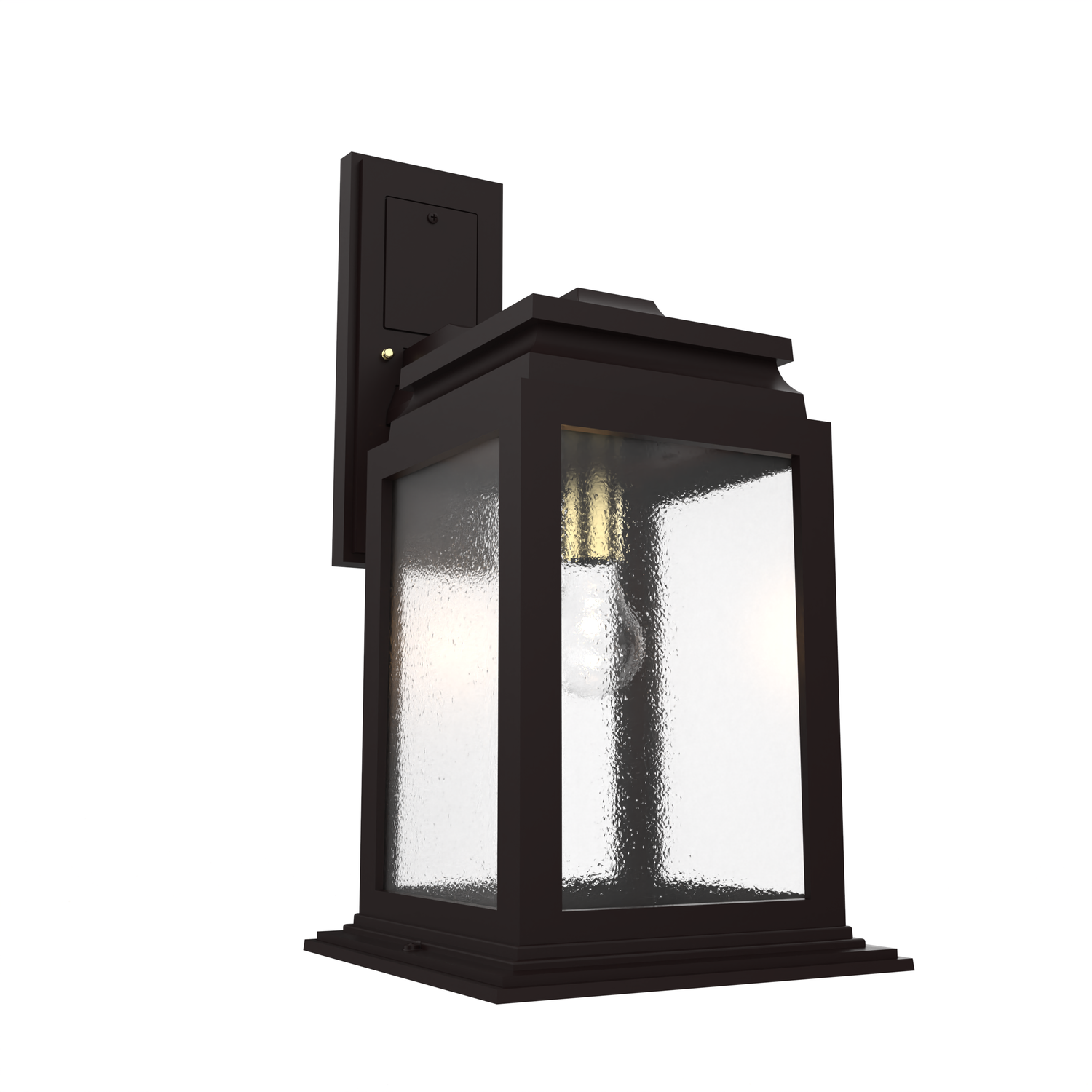 Serie 65e - Luminaire mural extérieur montage vers le bas fond ouvert format moyen - 26701