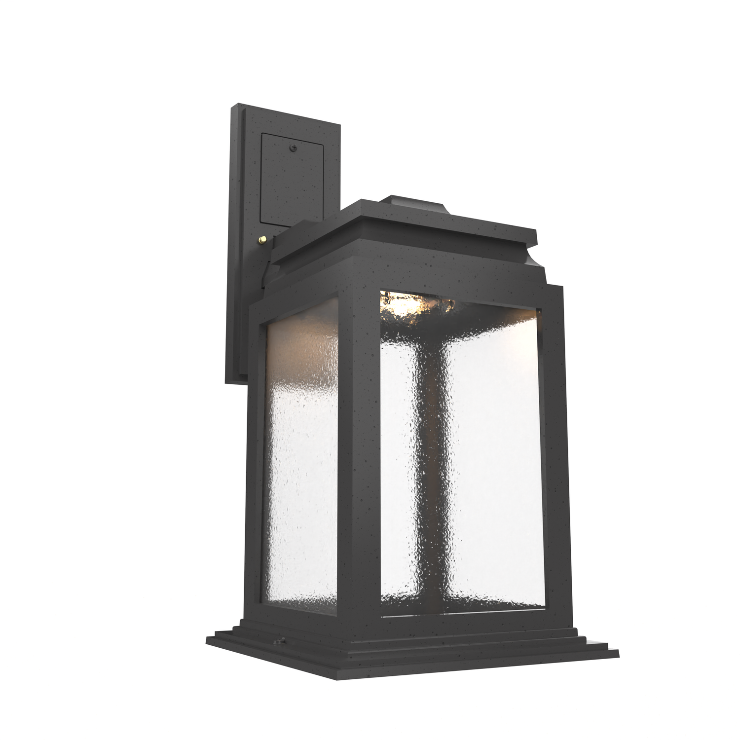 Serie 65e - Luminaire mural extérieur montage vers le bas fond ouvert format moyen - 26701