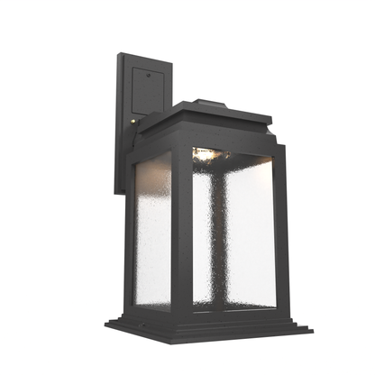 Serie 65e - Luminaire mural extérieur montage vers le bas fond ouvert format moyen - 26701