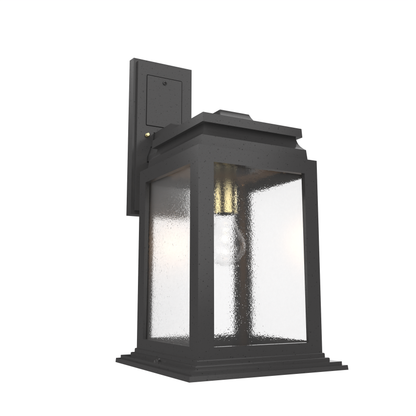 Serie 65e - Luminaire mural extérieur montage vers le bas fond ouvert format moyen - 26701