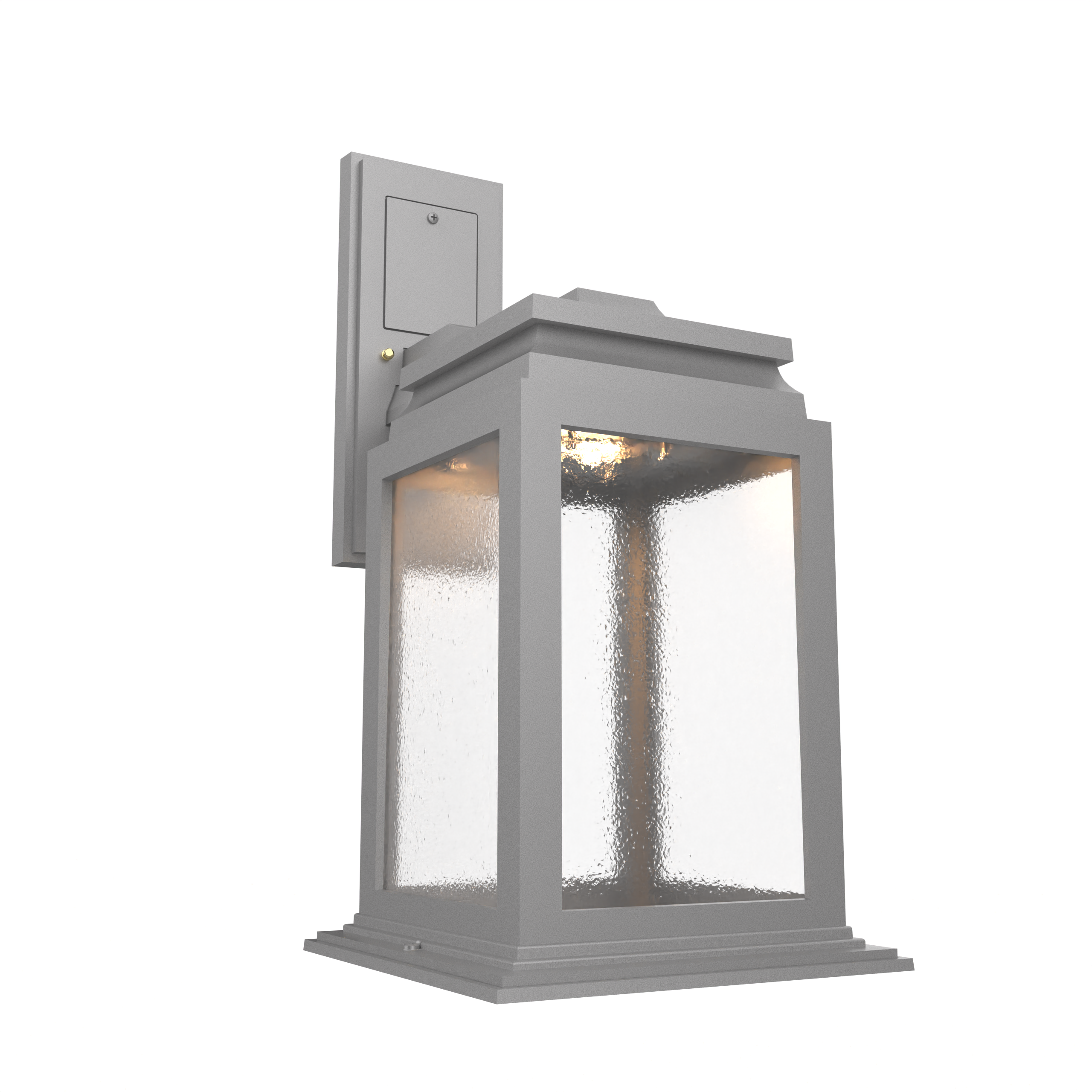 Serie 65e - Luminaire mural extérieur montage vers le bas fond ouvert format moyen - 26701