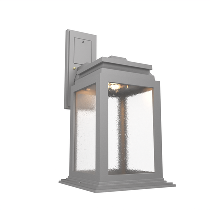 Serie 65e - Luminaire mural extérieur montage vers le bas fond ouvert format moyen - 26701